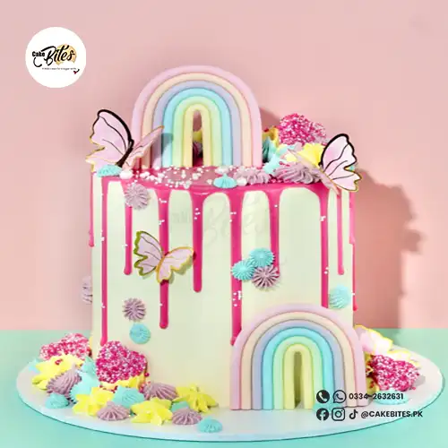 eggless-rainbow-cake