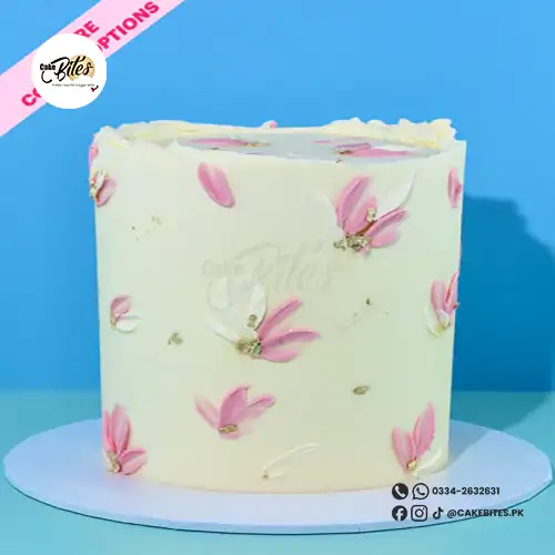 eggless-textured-floral-cake